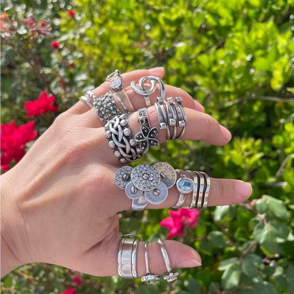 Vintage Bezel Set Sterling Silver 925 Oval Blue Topaz Ring - Picture 12 of 12